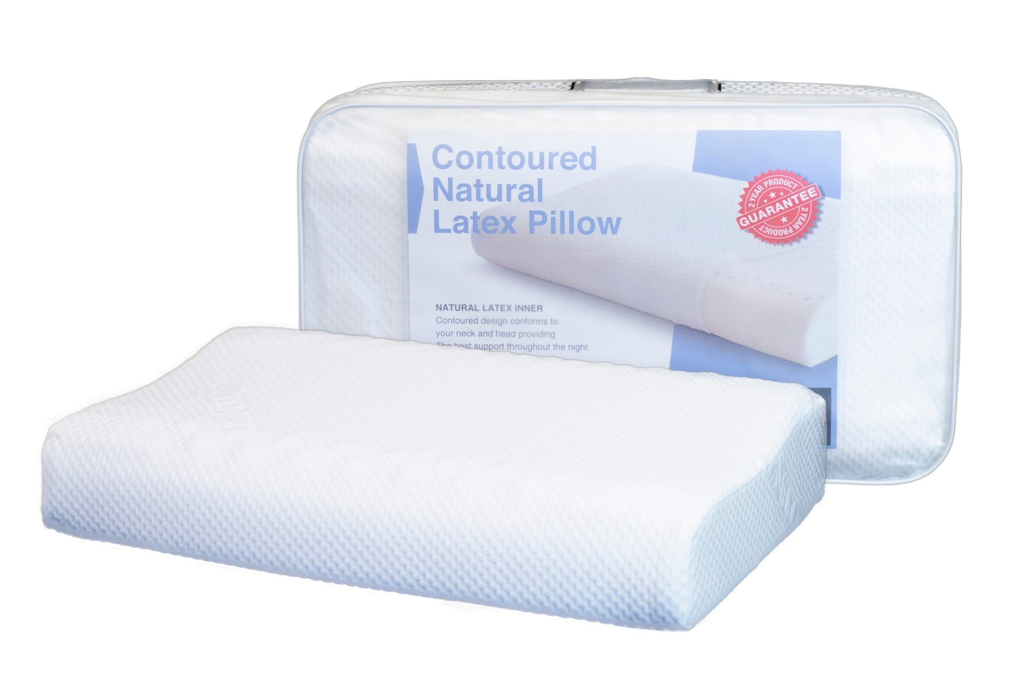 CONTOURED NATURAL LATEX PILLOW